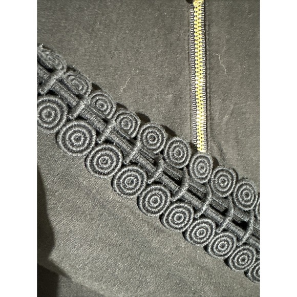 Lily Pulitzer Embroided Popover Black XS - Picture 5 of 9
